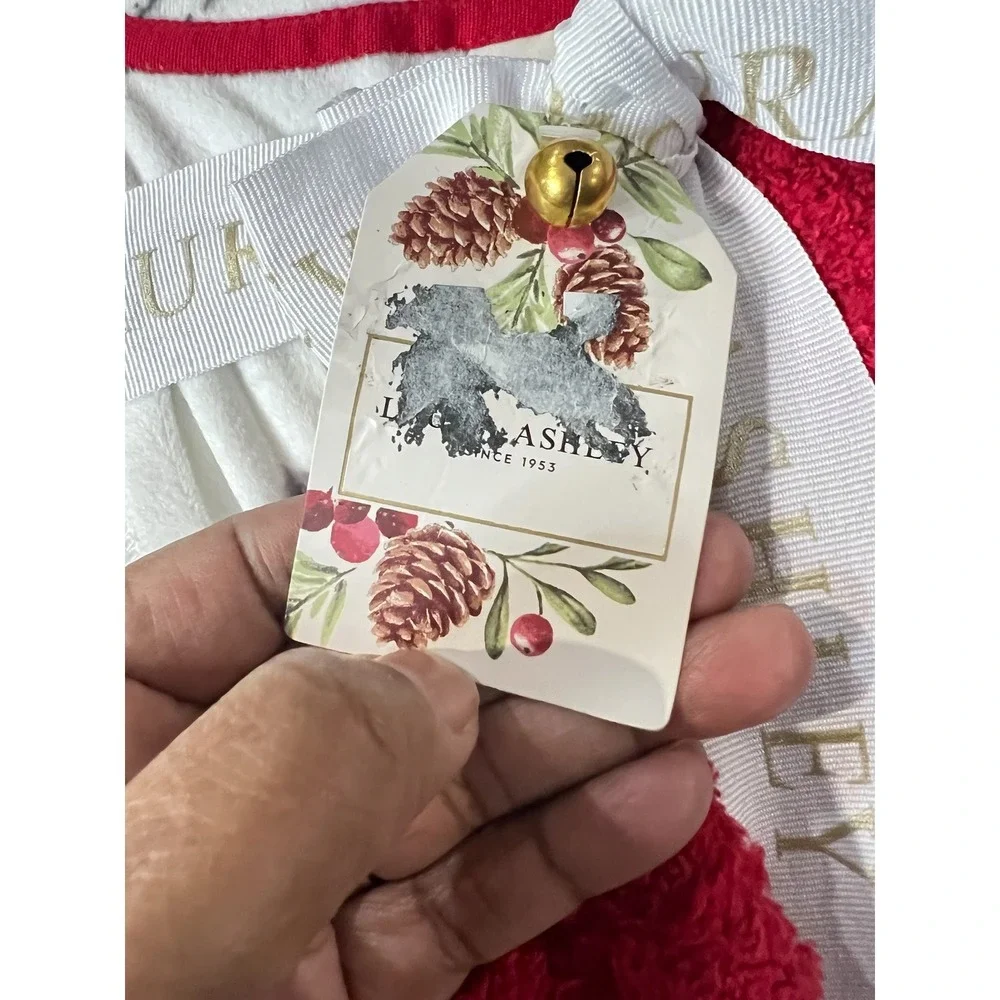 NEW - Laura Ashley 2 Piece Pajama Set w/ Cozy Socks Paris Floral Fleece - Sz. XL